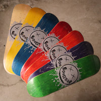 JEZEBEL SKATEBOARDS 'SMILEY' USA MADE SKATEBOARD DECK