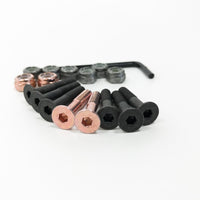 Trinity Bolts 1" Black with 2 x Rose Gold Allen Anodized